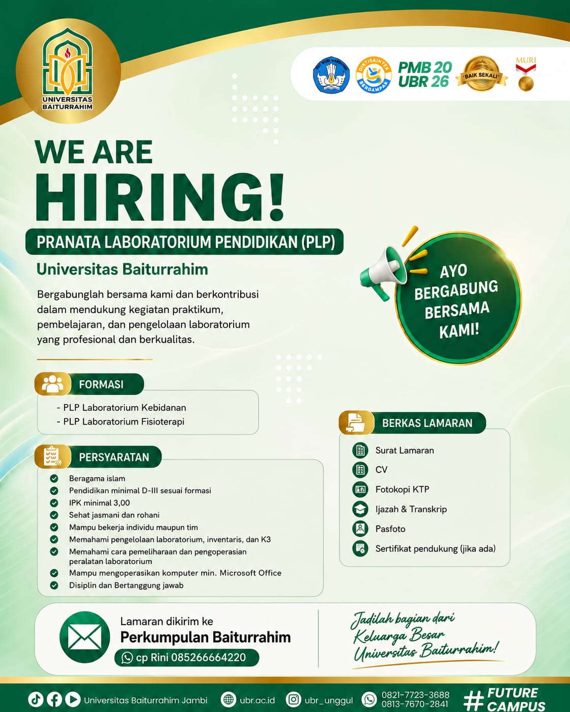 WE ARE HIRING
